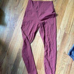 90 Degree salmon color leggings, slightly worn